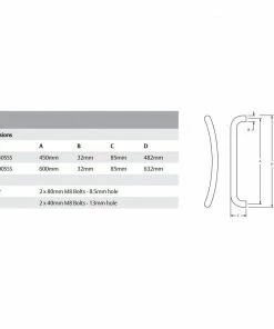 LOCKWOOD ENTRANCE PULL HANDLE - 192