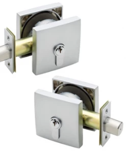 GAINSBOROUGH 1851SM SQUARE DOUBLE CYLINDER DEADBOLT