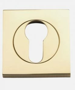 Tradco Restoration Hardware IVER ESCUTCHEONS EURO FORGED SQUARE