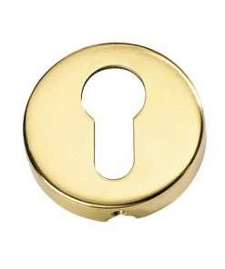 TRADCO ESCUTCHEON SHEET BRASS EURO D50xP10mm Escutcheons