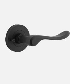 IVER DOOR LEVER STIRLING ROUND ROSE BACKPLATE Door Handles & Levers