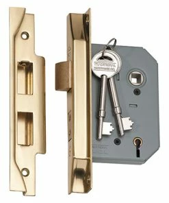 TRADCO REBATED 5 LEVER MORTICE LOCK Entrance Sets