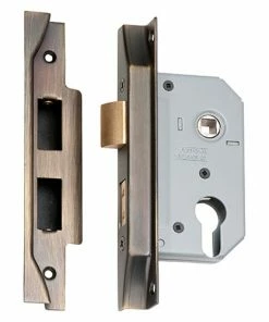 TRADCO REBATED EURO MORTICE LOCK (47.5MM PITCH) Entrance Sets