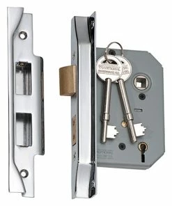 TRADCO REBATED 5 LEVER MORTICE LOCK Entrance Sets