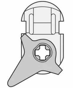 LOCKWOOD TURNSNIB ADAPTOR 3571-5050 (SUITS 3571/3573) Handles & Hardware