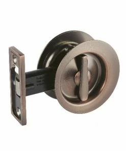 GAINSBOROUGH CIRCULAR SLIDING CAVITY DOOR PRIVACY SET Cavity Door Hardware
