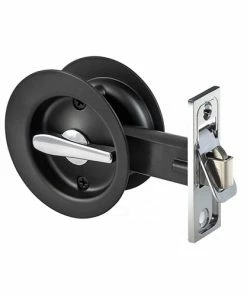 GAINSBOROUGH CIRCULAR SLIDING CAVITY DOOR PRIVACY SET Cavity Door Hardware