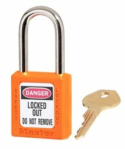 Master Lock MASTERLOCK 410 THERMOPLASTIC SAFETY PADLOCK (VARIOUS COLOURS)