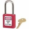 Master Lock MASTERLOCK 410 THERMOPLASTIC SAFETY PADLOCK (VARIOUS COLOURS)