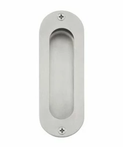ZANDA OVAL FLUSH PULL - VISIBLE FIXING Handles & Hardware