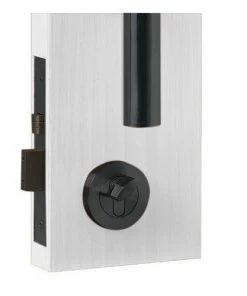 ZANDA MATT BLACK ROUND ROLLER LOCK KIT