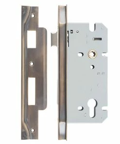 IVER MORTICE LOCK EURO REBATED 85MM