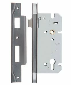 IVER MORTICE LOCK EURO REBATED 85MM