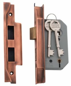 TRADCO REBATED 5 LEVER MORTICE LOCK Entrance Sets