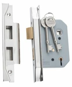 TRADCO REBATED 5 LEVER MORTICE LOCK Entrance Sets