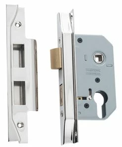 TRADCO REBATED EURO MORTICE LOCK (47.5MM PITCH) Entrance Sets