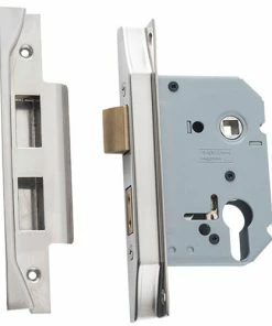 TRADCO REBATED EURO MORTICE LOCK (47.5MM PITCH) Entrance Sets