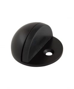The Lock Shop GAINSBOROUGH HALF MOON FLOOR MOUNT DOOR STOP