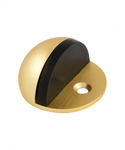 The Lock Shop GAINSBOROUGH HALF MOON FLOOR MOUNT DOOR STOP