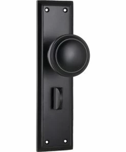 TRADCO MILTON DOOR KNOB ON PLATE