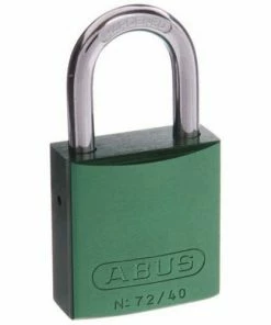 ABUS ALUMINIUM PADLOCK 72/40 (VARIOUS COLOURS)