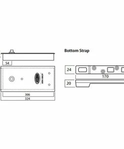 LOCKWOOD 8800 SERIES FLOOR SPRING Door Closers