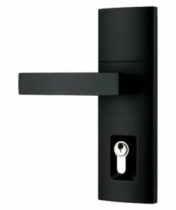 GAINSBOROUGH TRILOCK ENTRANCE SET - ANGULAR MATT BLACK