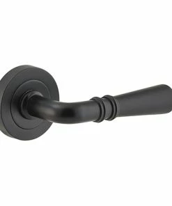 IVER DOOR LEVER SARLAT ROUND ROSE PAIR Door Handles & Levers