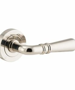 IVER DOOR LEVER SARLAT ROUND ROSE PAIR Door Handles & Levers