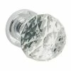 Handles & Hardware TRADCO CLEAR DIAMOND CUT GLASS DOOR KNOB