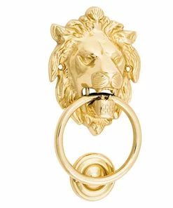 TRADCO LION DOOR KNOCKER D93xP55mm BP103x135mm