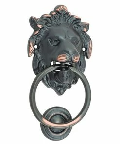 TRADCO LION DOOR KNOCKER D93xP55mm BP103x135mm