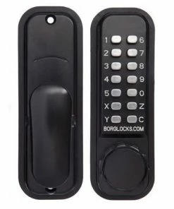 BORG DIGITAL LOCK 2601 MARINE GRADE PRO BLACK Locking Solutions