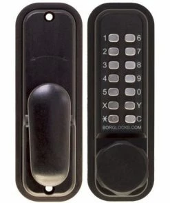 BORG DIGITAL LOCK 2601 MARINE GRADE PRO BLACK ECP