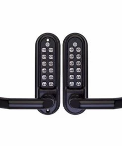 BORG DIGITAL LOCK 5051 MARINE GRADE PRO BLACK (BACK TO BACK) ECP Handles & Hardware