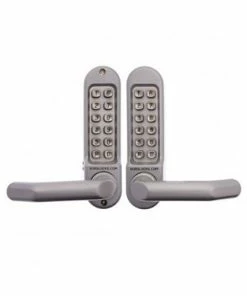 Locking Solutions BORG DIGITAL LOCK BACK TO BACK 5051 SATIN CHROME