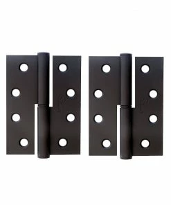 Hinges & Magnets TRIO MATT BLACK LIFT OFF HINGE (PAIR) 85MM X 60MM X 1.6MM