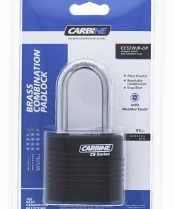 CARBINE WEATHER RESISTANT COMBINATION PADLOCK CC52 (51MM SHACKLE)