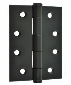 Handles & Hardware NIDUS MATT BLACK HINGE 100MM X 75MM (PAIR)