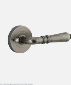 IVER DOOR LEVER SARLAT ROUND ROSE PAIR Door Handles & Levers