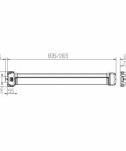 Panic Exit Devices LOCKWOOD FLUID FE100 SINGLE POINT RIM EXIT DEVICE