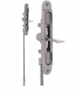 SABRE FLUSH BOLT COMPLETE WITH ROD SATIN CHROME