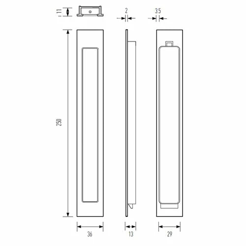 Brand new 🔥 Flush Pulls HALLIDAY AND BAILLIE FLUSH PULL HB665 🎁 2 Flush Pulls HALLIDAY AND BAILLIE FLUSH PULL HB665