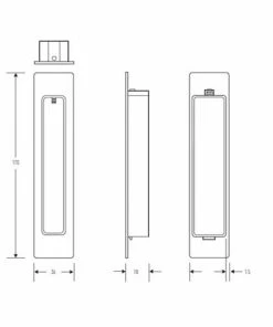 Flush Pulls HALLIDAY AND BAILLIE FLUSH PULL HB670
