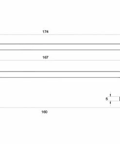 Cabinet Handles KETHY LOUNGE L795 CABINET PULL HANDLE