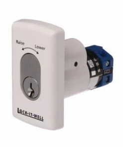 Key Switches LOCK IT WELL OVAL KEY SWITCH SPRING RETURN RAISE/LOWER