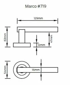 SCHLAGE 7000 SERIES LEVERSET - MARCO