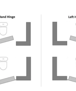 Deals ❤️ METLAM MODA RANGE TOILET PARTITION HARDWARE KIT 🥰 7 METLAM MODA RANGE TOILET PARTITION HARDWARE KIT