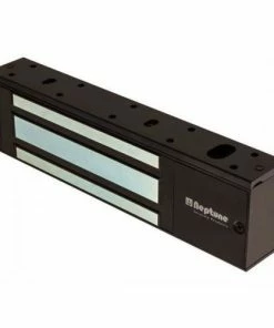 NEPTUNE MAGLOCK SINGLE DOOR 500KG MONITORED BLACK CCTV & Electronic