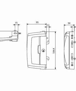 Locking Solutions LOCKWOOD ONYX PATIO SLIDING DOOR LOCK
